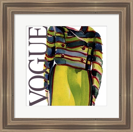 Framed Fashion Vogue Print