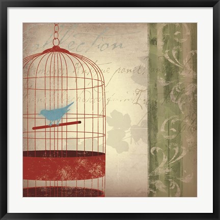 Framed Twitter I Print