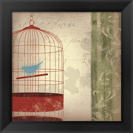 Framed Twitter I Print