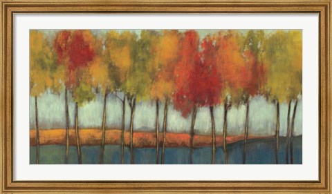Framed Lolipop Trees Print
