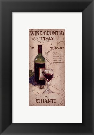 Framed Wine Country IV Print