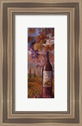 Framed Wine Country II Print