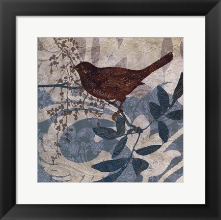 Framed Songbird II Print