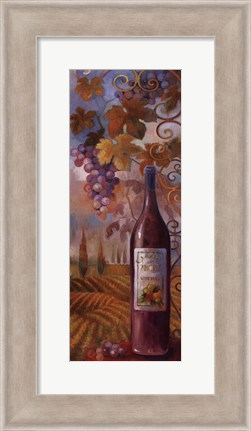 Framed Wine Coutry II Print