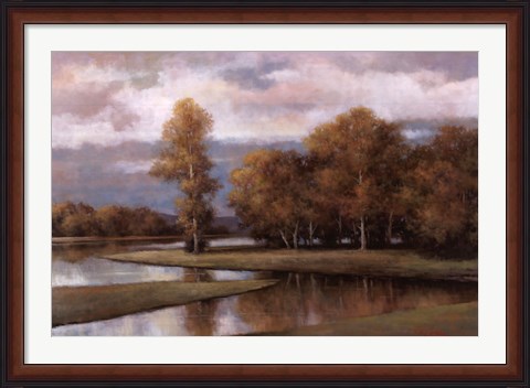 Framed Winding River II Print