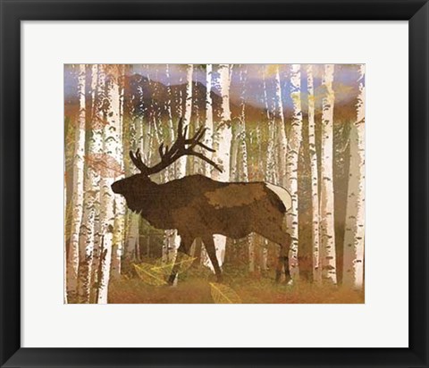 Framed Elk Print