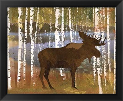 Framed Moose Print