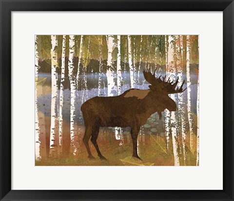 Framed Moose Print