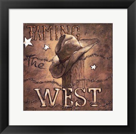 Framed Taming the West Print