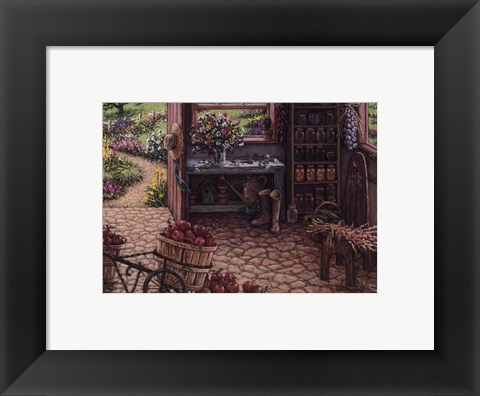 Framed Gardening Room Print