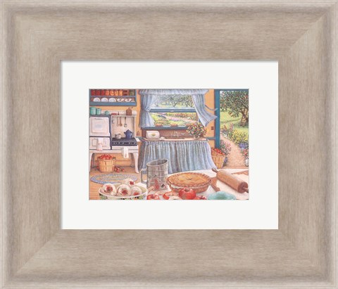 Framed Apple Pie Harvest Print