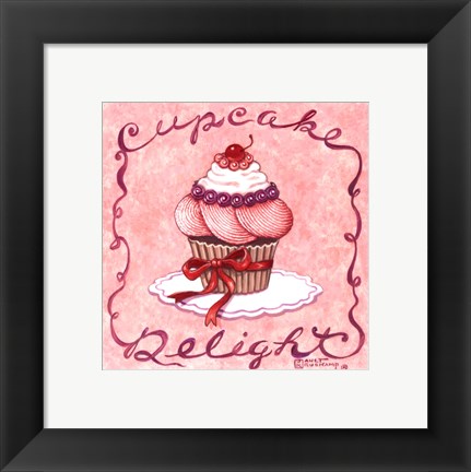 Framed Cupcake Delight Print