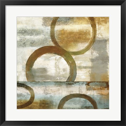 Framed Round And Round II Print