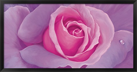 Framed La vie en rose Print