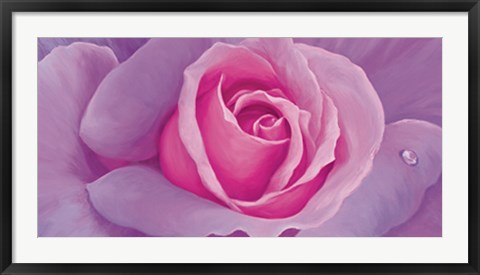 Framed La vie en rose Print