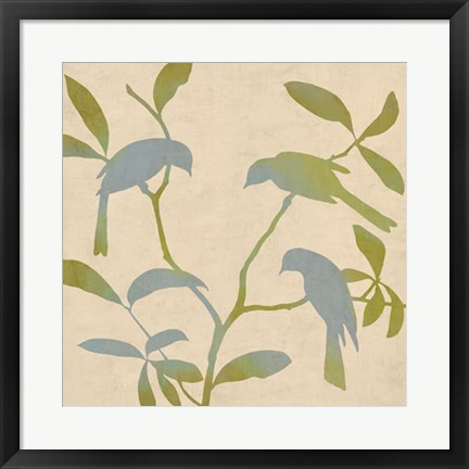 Framed Birdsong II Print