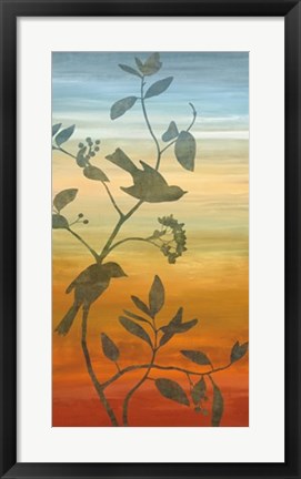 Framed Sunset Friends I Print