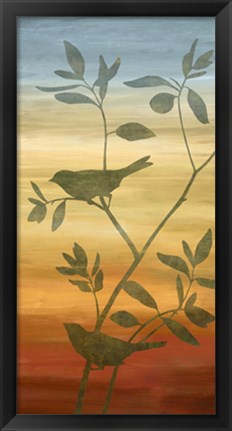 Framed Sunset Friends II Print