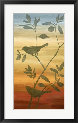 Framed Sunset Friends II Print