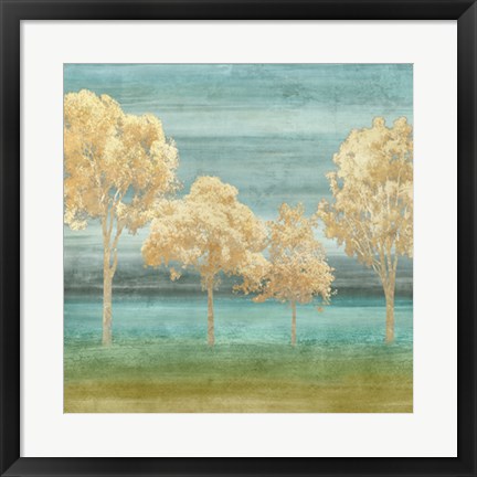 Framed Blue Horizons I Print