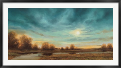 Framed Evening Approaches Print