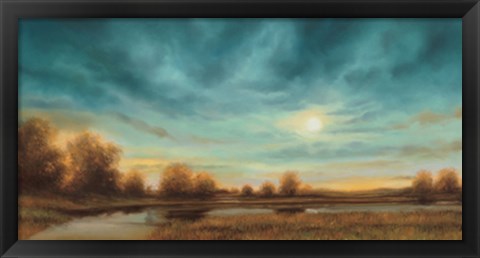 Framed Evening Approaches Print