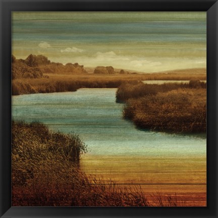 Framed On The Water II Print