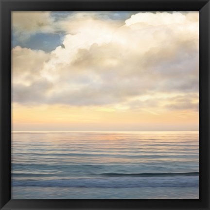 Framed Ocean Light I Print