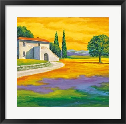 Framed Toscana I Print