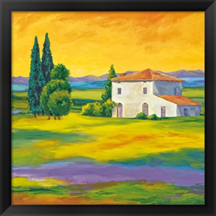 Framed Toscana II Print