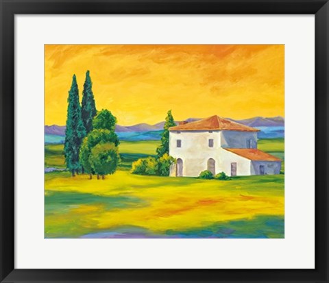 Framed Toscana II Print