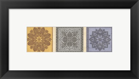 Framed Classical Tiles II Print