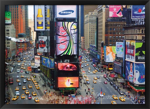 Framed Times Square, New York City Print