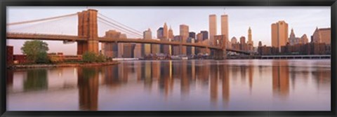 Framed Manhattan at Sunrise Print