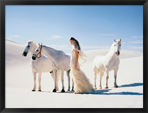 Framed White Sands Print