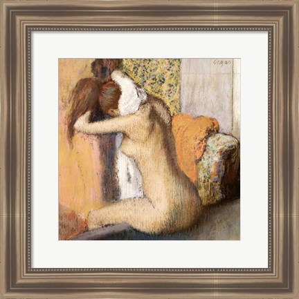 Framed After the Bath Print