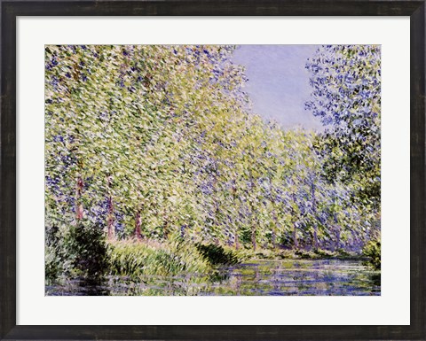 Framed Epte River near Giverny Print