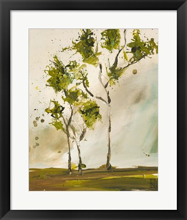 Framed Calli Trees I Print