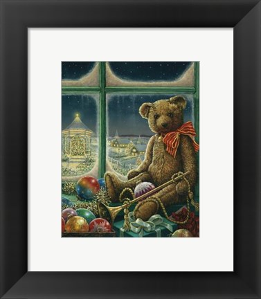 Framed Bentley Celebrates Christmas Print