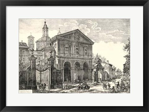 Framed Views of Rome I Print