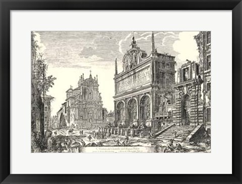 Framed Views of Rome II Print