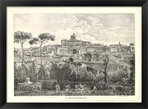 Framed Views of Rome V Print