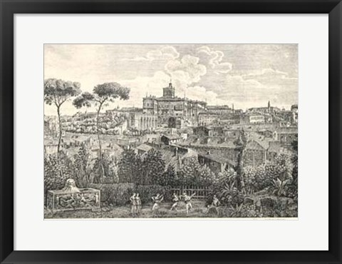 Framed Views of Rome V Print