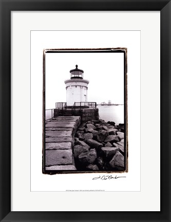 Framed Bug Light, Portland Print