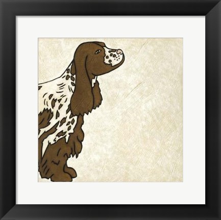 Framed Good Dog IV Print