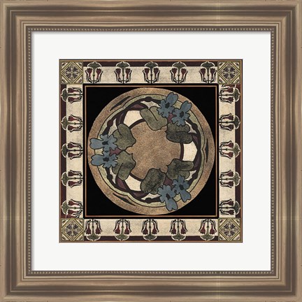 Framed Arts &amp; Crafts Motif I Print