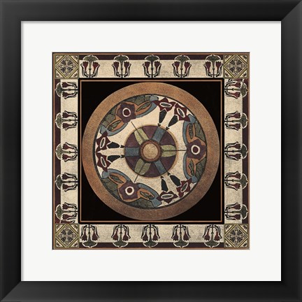 Framed Arts &amp; Crafts Motif IV Print