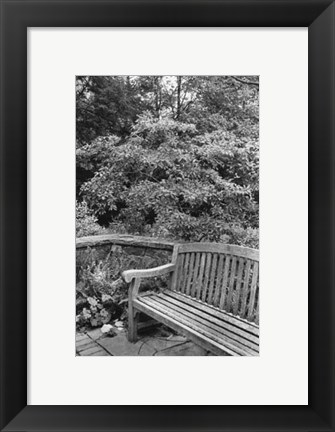 Framed Garden Respite I Print