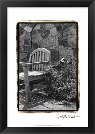 Framed Garden Respite II Print