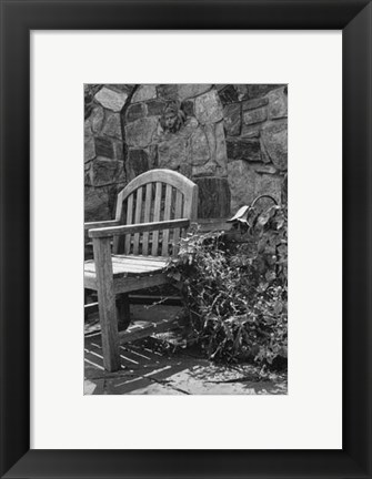 Framed Garden Respite II Print